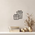 thumbnail image 4 of LaModaHome Weatherproof Metal Wall Art, Wall Decor for Home and Outdoor, Stylish Wall Hangings, Christmas Gift for Home Decor, Gift Box Set Wall ArtHome Decoration Gift -31.5"x31.5"/80x80cm, 4 of 5