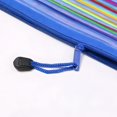 thumbnail image 4 of Muka 6 PCS Storage Bags, Rainbow Striped Mesh Zipper Pouch for Organizer, Travel and Office-Purple-A6, 4 of 9