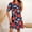 B39 Multicolor plus size summer dresses clearance under $5, variant on Women Dresses under $10! Cagogo Womens Summer Dresses Beach Casual Loose Boho Tshirt Vacation Dress Floral Short Sleeve Flowy Sundresses Graduation Party Dresses