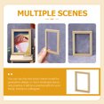 thumbnail image 3 of Lot de 6 Mini Cadres Photo Kaki Rectangulaire Design Petite Maison pour Artisans 7.3x5.6in, 3 of 8