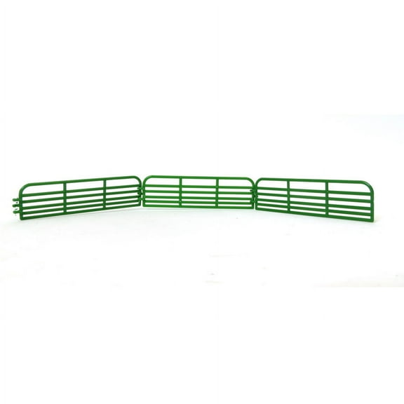 Standi Toys 1/64 3 Pack of 16 Feet to Scale Green Plastic Cattle Gates ST438