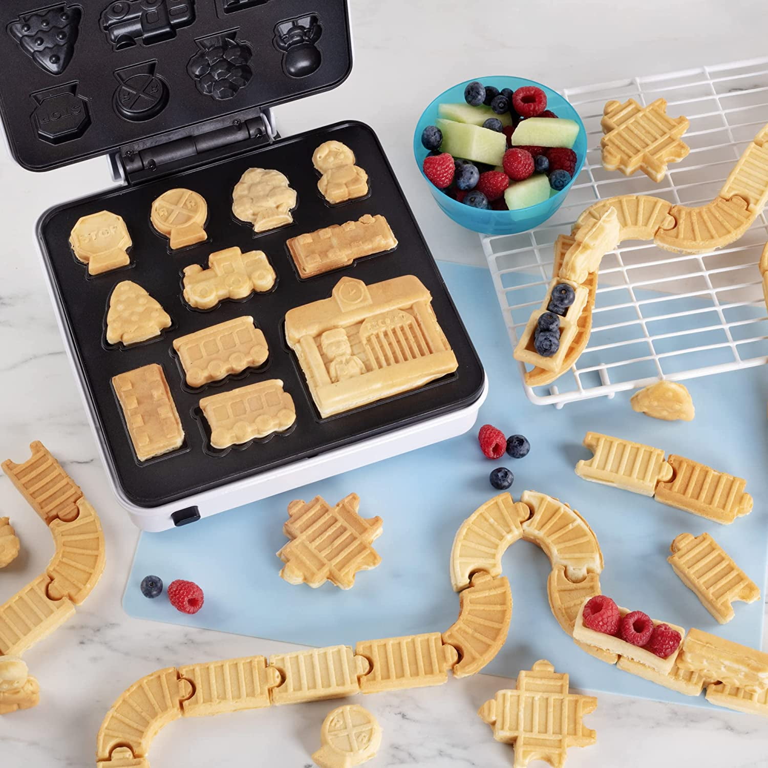Kids Concept Play Food - Bistro - Waffle Iron Set » Kids Fashion