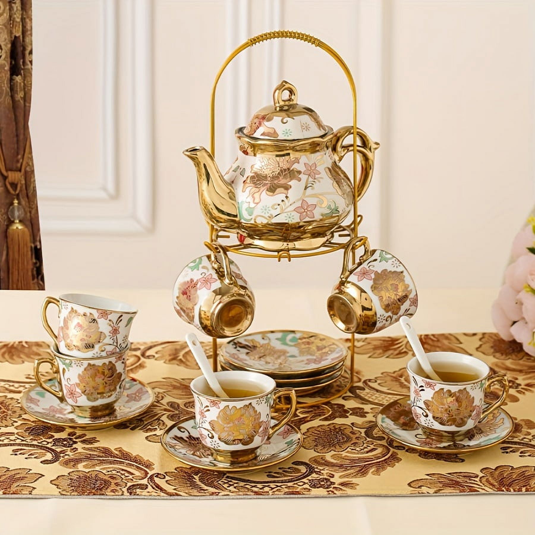 Top 20 pc. English-style ceramic tea set