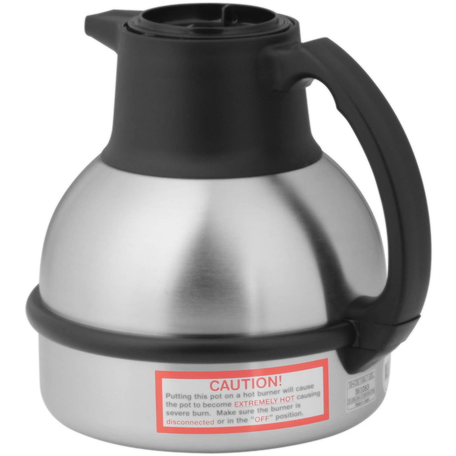 Commercial Coffee Pot/Carafe/Decanter 2 Pk NEW! BLACK 64 oz For BUNN 
