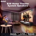 thumbnail image 3 of Sistema de sonido envolvente para cine en casa, subwoofer Bobtot de 4 pulgadas, 3 of 9