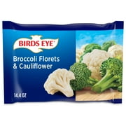 Birds Eye Broccoli Florets & Cauliflower, Frozen Vegetables, 14.4 oz. Bag