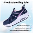 thumbnail image 4 of Jinta Shoes Women's Arch Support Walking Shoes, Orthopedic Sneakers for Plantar Fasciitis & Heel Pain Relief, Supportive Standard Fit, 4 of 9