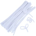 thumbnail image 3 of 100 Pieces Pipe Cleaners Chenille Stem for Arts and Crafts, 6 x 300 mm (White), 3 of 5