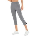 thumbnail image 4 of Women's Petite/Regular/TallCropped Yoga Dress Pants Capris Stretchy Work Ankle Pant, 4 of 6