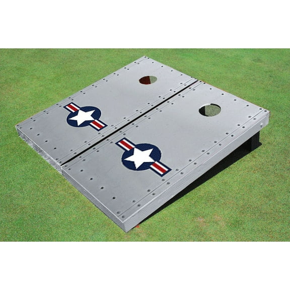 Rivet Air Force Themed Cornhole Boards