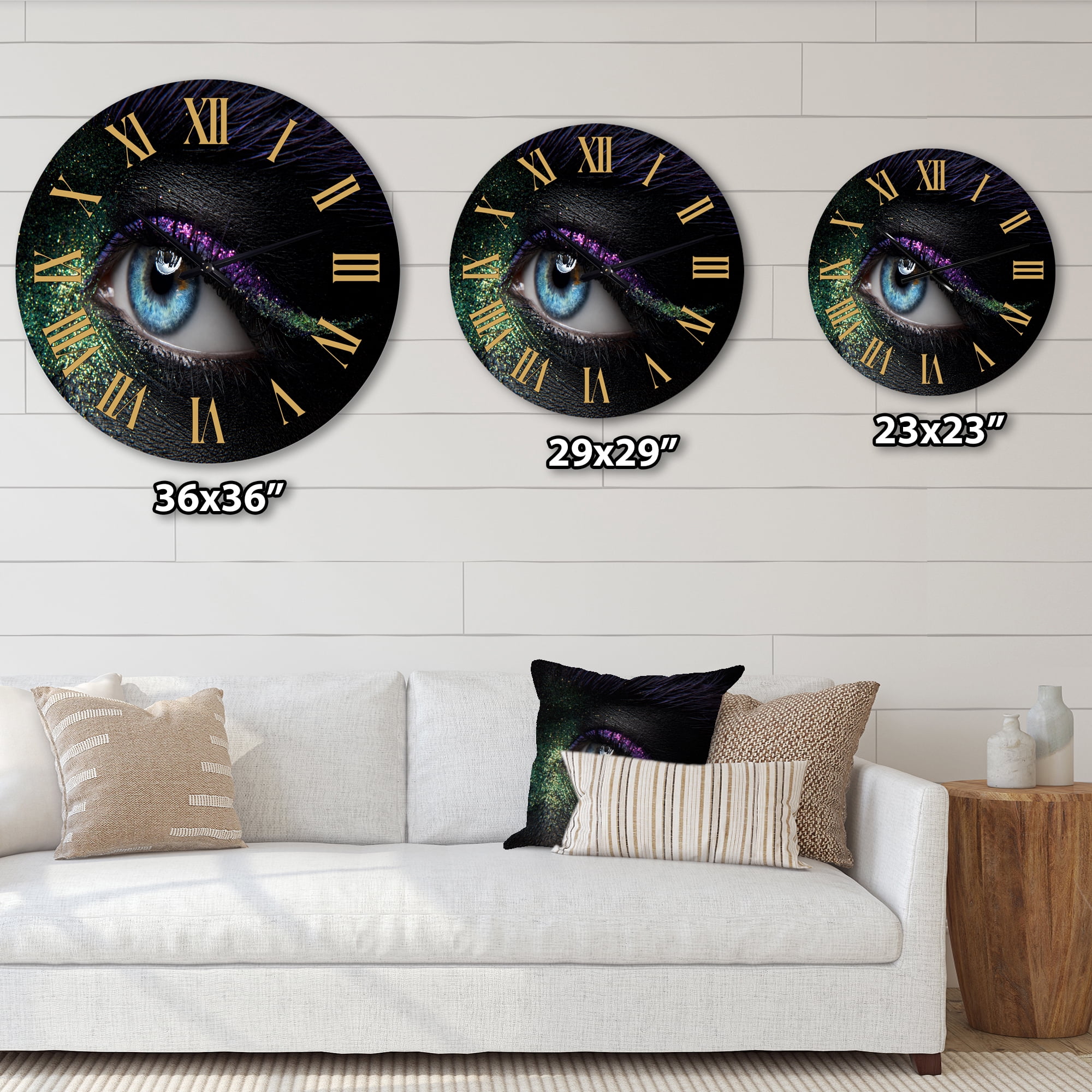 Designart 1 in Quartz Modern/Contemporary Wall Clock