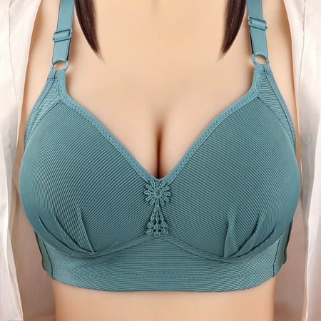 

Meichang Women s Bras Wireless Support T-shirt Bras Seamless Padded Bralettes Flex Fit Everyday Full Figure Bras