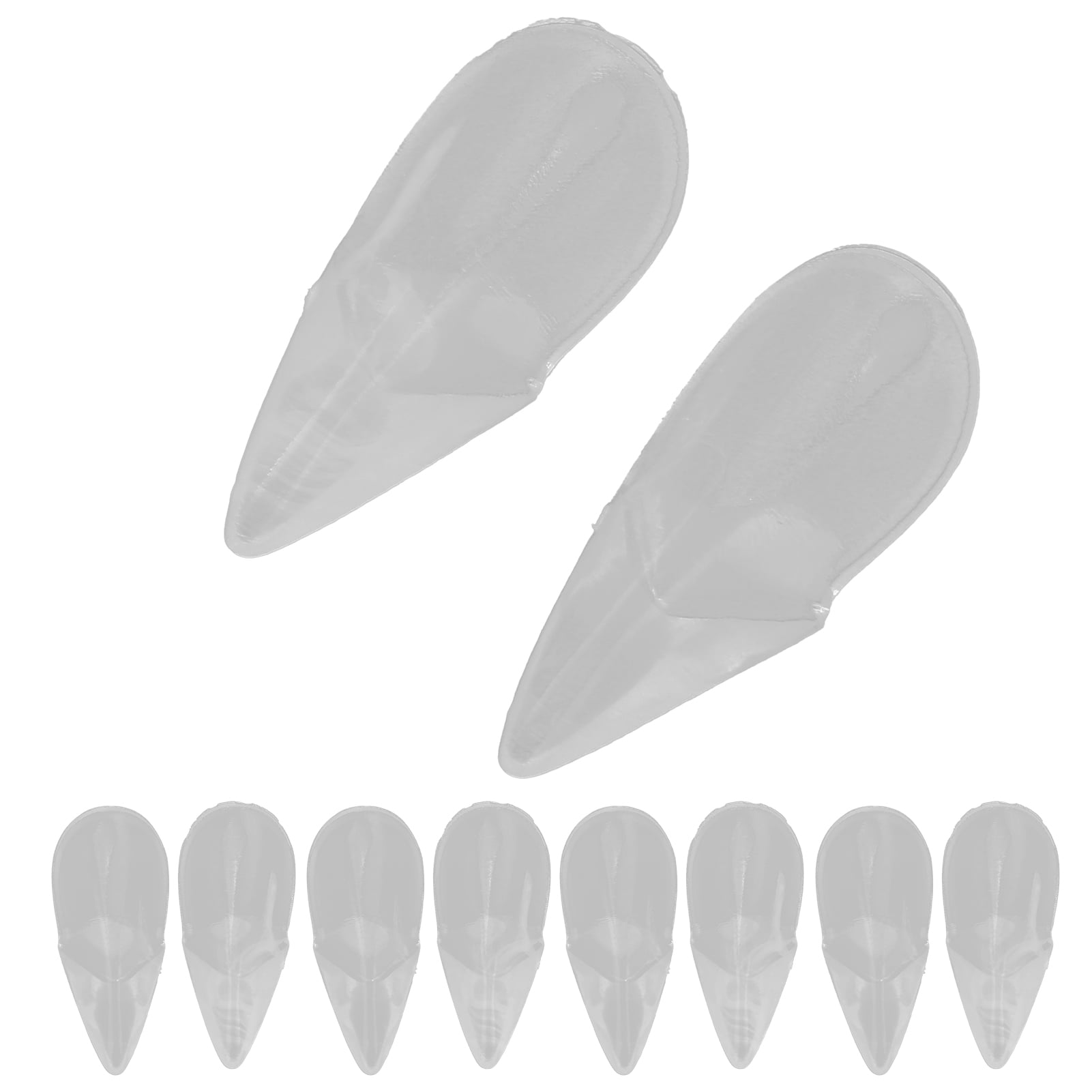 Dents De Vampire Rétractables Halloween - Lot De 2 - Plastique/silicone - Accessoire Cosplay Effrayant - 10