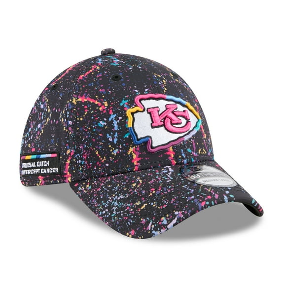 Men's New Era  Black Kansas City Chiefs 2025 NFL Crucial Catch 39THIRTY Flex Hat