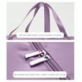 thumbnail image 5 of LACKUST Women's Travel Bags, Carry On, Sports Gym Bag, Workout Duffel, Overnight Shoulder Bag,Purple, 5 of 7