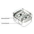 thumbnail image 3 of Fnochy Double Hole Pencil Sharpener, Manual Pencil Sharpener for Students, Office Stationery, Quick Sharpening, Durable Plastic Design, Compact and Portable, 3 of 3