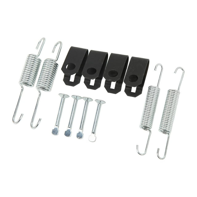 Brake Shoe Spring Kit,12Pcs Passenger Driver Side Brake System Parts Streamlined Design