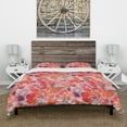 thumbnail image 3 of Designart 'Superimposed composition of herb, flowers and leaves' Floral Duvet Cover Set, 3 of 4