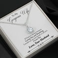 thumbnail image 4 of To My Wife Loving You and Breathing Eternal Hope Necklace Message Card, 4 of 7