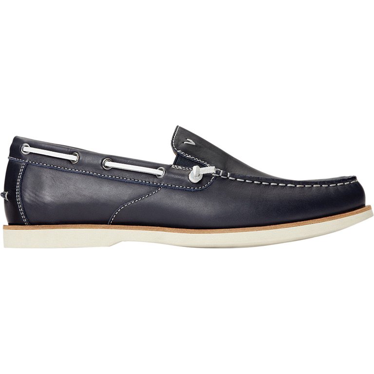 Vionic Men’s Leather Greyson Loafers Navy Blue Vionic Men main image 4