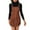 Brown, variant on qolati Women's Corduroy Mini Dress 2023 Trendy Zip Up Sleeveless Wide Straps Party Club Dress Casual Bodycon Overalls Dress with Pockets