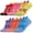 Multicolor-A, variant on YOMYM Women Arch Support Cushioned Ankle Running Socks, Thick Low Cut No Show Athletic Socks for Women 6-8, 6 Pairs