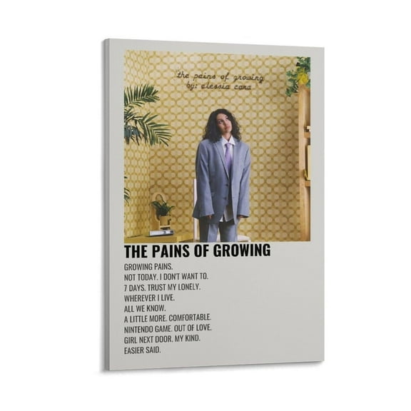 The Pains of Growing Alessia Cara Canvas Poster Wall Decorative Art Painting Living Room Bedroom Decoration Gift