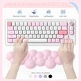thumbnail image 4 of Keyboard Wrist Rest,Memory Foam Wrist Pad Smooth Fiber Hand Rest for TKL Keyboard,Ergonomic Nonslip, 4 of 5