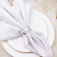 thumbnail image 3 of 6 Pcs Napkin Rings Letter Metal Napkin Ring Set Alphabet Napkin Holder, 3 of 5
