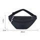 thumbnail image 2 of Hukapapa Riñonera multifuncional para teléfono móvil para hombre, bolsa de pecho para deportes al aire libre, nueva bolsa cruzada de moda para hombre y mujer, color negro, 2 of 6