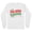White, variant on Very Merry Illustrator Long Sleeve Shirt Unisex Large Pink