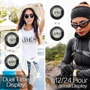 Digital Sports Wristwatch 10 ATM Water Resistant with Multiple Functions of of Chronograph, Countdown, Dual Time, Alarm Clock, 12 and 24 Hour Format Switchable, Silicone Band