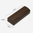 thumbnail image 3 of VONKY Portable Wood Pattern Eye Glasses Protector Retro Foldable Eyewear Case Sunglasses Box Shell Box, 3 of 4