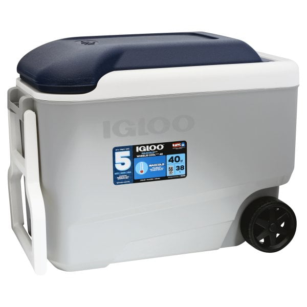 34687 Maxcold Ice Chest, Wheeled, 40Qts. Quantity 1