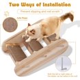 thumbnail image 4 of Wall Mounted Cat Furniture 3PCS Set, Solid Wood Cat Shelves and Perches for Wall Cat Hammock Cat Perches Cat Climbing Wall Steps Cat Ladder for Kitty & Kitten, 4 of 9