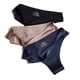 thumbnail image 2 of ZXYOUPING Tanga de seda para mujer ropa interior de seda sin costuras ropa interior Sexy lencería M-3XL talla extra interior sólida confortpangjing, 2 of 4