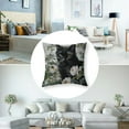thumbnail image 5 of Shangniulu Set of 2 and Black Cat Pillow Covers Hallowmas Thanksgiving Farmhouse Outdoor Cat Lovers Room Throw Pillowcase Short Plush Sofa Couch Decorative Cushion Case White, 5 of 7