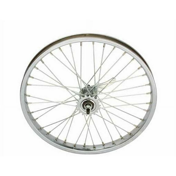 20" x 2.125" Steel Coaster Wheel 12G Chrome.Bicycle wheel,bike wheel,Lowrider bike wheel, lowrider bicycle wheel