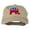 Khaki, variant on Republican Elephant USA Embroidered Pet Spun Cap - Red OSFM