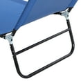 thumbnail image 6 of Outsunny Foldable Reclining Pool & Beach Chair, Blue, 6 of 9