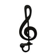 thumbnail image 4 of Candelabro Candelabro Negro Decoración del hogar Adorno Candelabro Nota Musical Candelabro para Regalo de cumpleaños Estilo A, 4 of 8