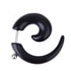 thumbnail image 1 of Negro 6mm Acrílico Falso Espiral  De Oreja Pendiente Arete jinwen  Camilla Oído, 1 of 6