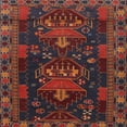 thumbnail image 1 of Ahgly Company Indoor Square Traditional Chestnut Brown Persian Area Rugs, 8' Square, 1 of 6
