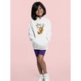 thumbnail image 2 of Girl With A Dog Hoodie Juniors -Image by Shutterstock,  Medium, 2 of 4