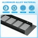thumbnail image 3 of Cubierta de ventilación rectangular Uxcell de 6"x4" 2pcs con rejilla de ventilación y tornillos para gabinete en negro, 3 of 7