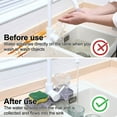 thumbnail image 3 of 10.6x4.3Inch Silicone Faucet Mat,Faucet Handle Drip Catcher Tray Mat for Kitchen Counter,Bathroom,Kitchen Sink Splash Guard-Grey, 3 of 7