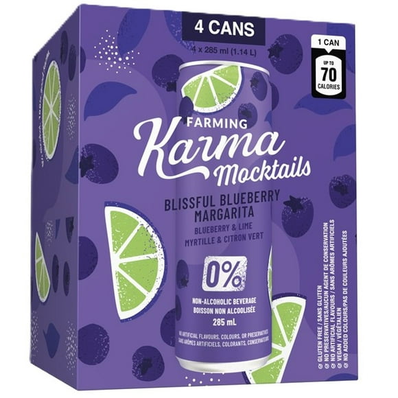 Mocktail Blueberry Margarita 0% Alc
