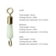 thumbnail image 4 of FLhrweasw 30 Uds. Anillos Giratorios Rodamiento Bolas Conector Pesca Ganchos Enlace Rápido (blanco L), 4 of 8
