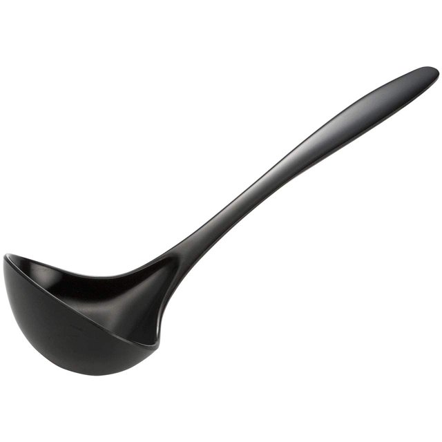 Cucharón De Sopa Gourmac De Melamina Negra De 11""