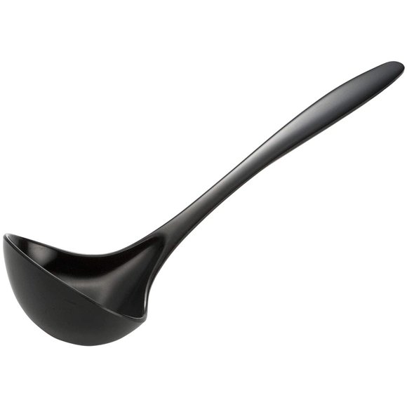 Cucharón De Sopa Gourmac De Melamina Negra De 11""